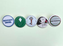 Load image into Gallery viewer, Badges for Palestine. Pick 3 Pins for Palestine, Fundraising for GAZA
