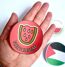 Load image into Gallery viewer, Solidarity with Palestine, 4 Stickers, Free Palestine
