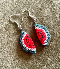 Load image into Gallery viewer, Watermelon Earrings for Palestine, Fundraising for GAZA
