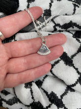 Load image into Gallery viewer, Handmade Sterling Silver Watermelon Necklace Charm for Palestine, Fundraising for GAZA
