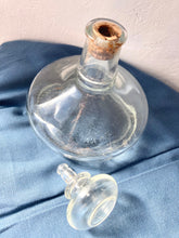 Load image into Gallery viewer, Vintage Ships Decanter, Wide Based Decanter with Large Glass Stopper
